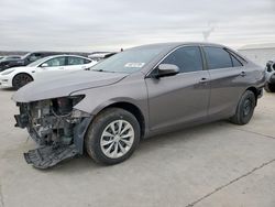 Toyota Camry le salvage cars for sale: 2017 Toyota Camry LE