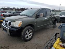 Salvage cars for sale from Copart Pennsburg, PA: 2004 Nissan Titan XE