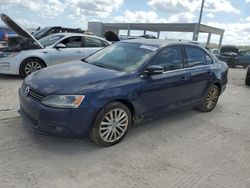 Salvage cars for sale at West Palm Beach, FL auction: 2011 Volkswagen Jetta SEL