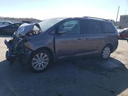 Salvage cars for sale at Fredericksburg, VA auction: 2017 Toyota Sienna XLE