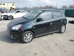 Salvage cars for sale at Wilmer, TX auction: 2015 Mitsubishi Mirage ES