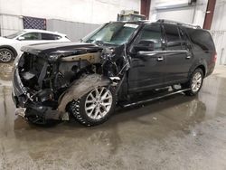 Salvage cars for sale at Avon, MN auction: 2016 Ford Expedition EL Limited