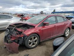 Salvage cars for sale at Woodhaven, MI auction: 2014 Ford Focus SE