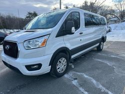 Salvage cars for sale at North Billerica, MA auction: 2022 Ford Transit T-350