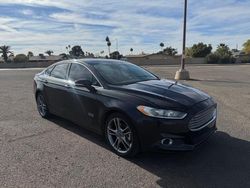 Salvage cars for sale at Phoenix, AZ auction: 2013 Ford Fusion SE Phev