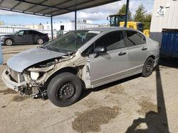 Salvage cars for sale at Sacramento, CA auction: 2009 Honda Civic VP