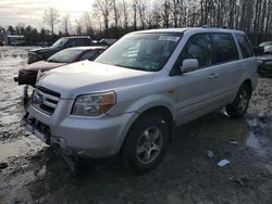 Salvage cars for sale at Waldorf, MD auction: 2008 Honda Pilot SE