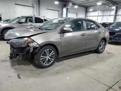 Salvage cars for sale at Ham Lake, MN auction: 2017 Toyota Corolla L