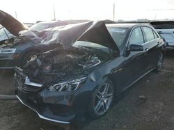 Salvage cars for sale at Elgin, IL auction: 2016 Mercedes-Benz E 350 4matic