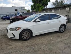 Salvage cars for sale at Opa Locka, FL auction: 2017 Hyundai Elantra SE