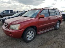 Salvage cars for sale at Houston, TX auction: 2003 Toyota Highlander Limited