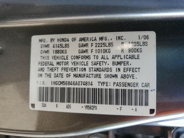 2006 Honda Accord EX