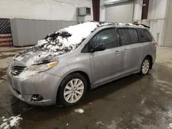 Salvage cars for sale at Avon, MN auction: 2013 Toyota Sienna XLE