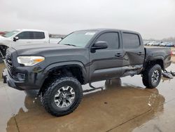 Salvage cars for sale at Grand Prairie, TX auction: 2018 Toyota Tacoma Double Cab