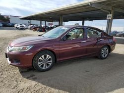 Salvage cars for sale at Hayward, CA auction: 2013 Honda Accord LX