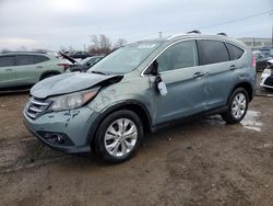 Salvage cars for sale at Chicago Heights, IL auction: 2012 Honda CR-V EXL