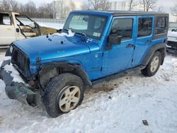 SUV salvage a la venta en subasta: 2015 Jeep Wrangler Unlimited Sport