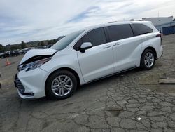 Salvage cars for sale at Vallejo, CA auction: 2023 Toyota Sienna Limited