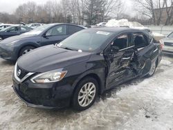 Salvage cars for sale at North Billerica, MA auction: 2018 Nissan Sentra S