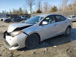 Salvage cars for sale at auction: 2018 Toyota Corolla L