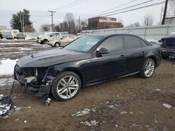 Salvage cars for sale at New Britain, CT auction: 2017 Audi A4 Premium