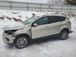 Salvage cars for sale at Davison, MI auction: 2017 Ford Escape Titanium