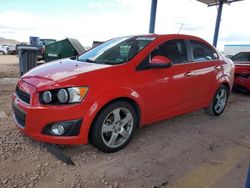 Chevrolet Sonic ltz salvage cars for sale: 2016 Chevrolet Sonic LTZ