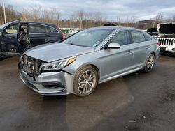 Salvage cars for sale from Copart Marlboro, NY: 2015 Hyundai Sonata Sport