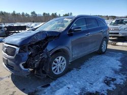 Salvage cars for sale at Windham, ME auction: 2017 KIA Sorento LX