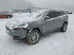 Salvage cars for sale at Ellwood City, PA auction: 2019 Jeep Cherokee Latitude Plus