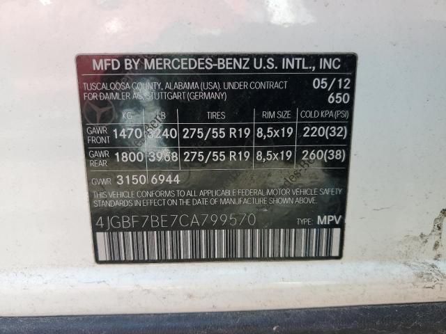 2012 Mercedes-Benz GL 450 4matic