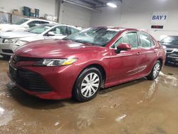 Salvage cars for sale at Elgin, IL auction: 2018 Toyota Camry LE