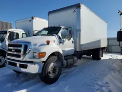 Salvage trucks for sale at Elgin, IL auction: 2015 Ford F750 Super Duty