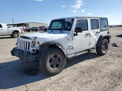 Salvage cars for sale at Temple, TX auction: 2017 Jeep Wrangler Unlimited Sport