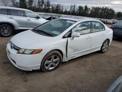 Vehiculos salvage en venta de Copart Finksburg, MD: 2008 Honda Civic EX