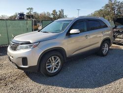 Salvage cars for sale at auction: 2015 KIA Sorento LX