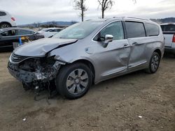 Chrysler Pacifica Ehybrid Platinum salvage cars for sale: 2017 Chrysler Pacifica Ehybrid Platinum