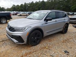 Volkswagen salvage cars for sale: 2024 Volkswagen Tiguan SE R-LINE Black