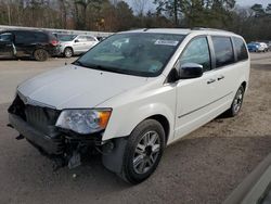 Salvage cars for sale at Greenwell Springs, LA auction: 2010 Chrysler Town & Country Limited