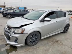 Salvage cars for sale at Grand Prairie, TX auction: 2017 Chevrolet Sonic LT