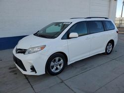 Salvage cars for sale at Farr West, UT auction: 2019 Toyota Sienna LE