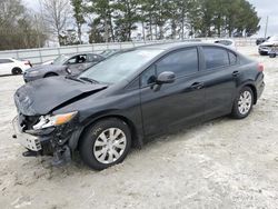 Carros salvage a la venta en subasta: 2012 Honda Civic LX