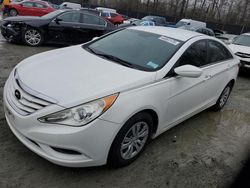 Salvage cars for sale at Waldorf, MD auction: 2012 Hyundai Sonata GLS