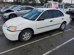 Carros salvage a la venta en subasta: 2001 Honda Civic DX