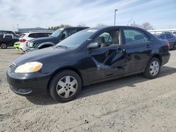 Salvage cars for sale at Sacramento, CA auction: 2007 Toyota Corolla CE