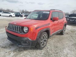 Jeep Renegade Latitude salvage cars for sale: 2017 Jeep Renegade Latitude