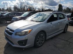 Subaru salvage cars for sale: 2013 Subaru Impreza Sport Premium