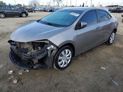 Salvage cars for sale at Los Angeles, CA auction: 2016 Toyota Corolla ECO