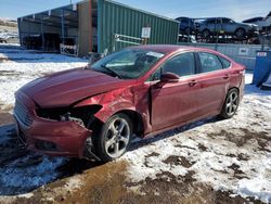 Salvage cars for sale at Colorado Springs, CO auction: 2015 Ford Fusion SE