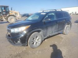 Salvage cars for sale at auction: 2015 Toyota Highlander XLE